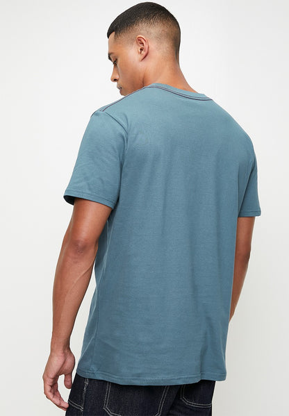 RVCA Duck Blue Logo T-Shirt – Men’s Bold Streetwear Tee
