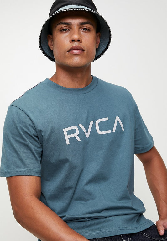 RVCA Duck Blue Logo T-Shirt – Men’s Bold Streetwear Tee