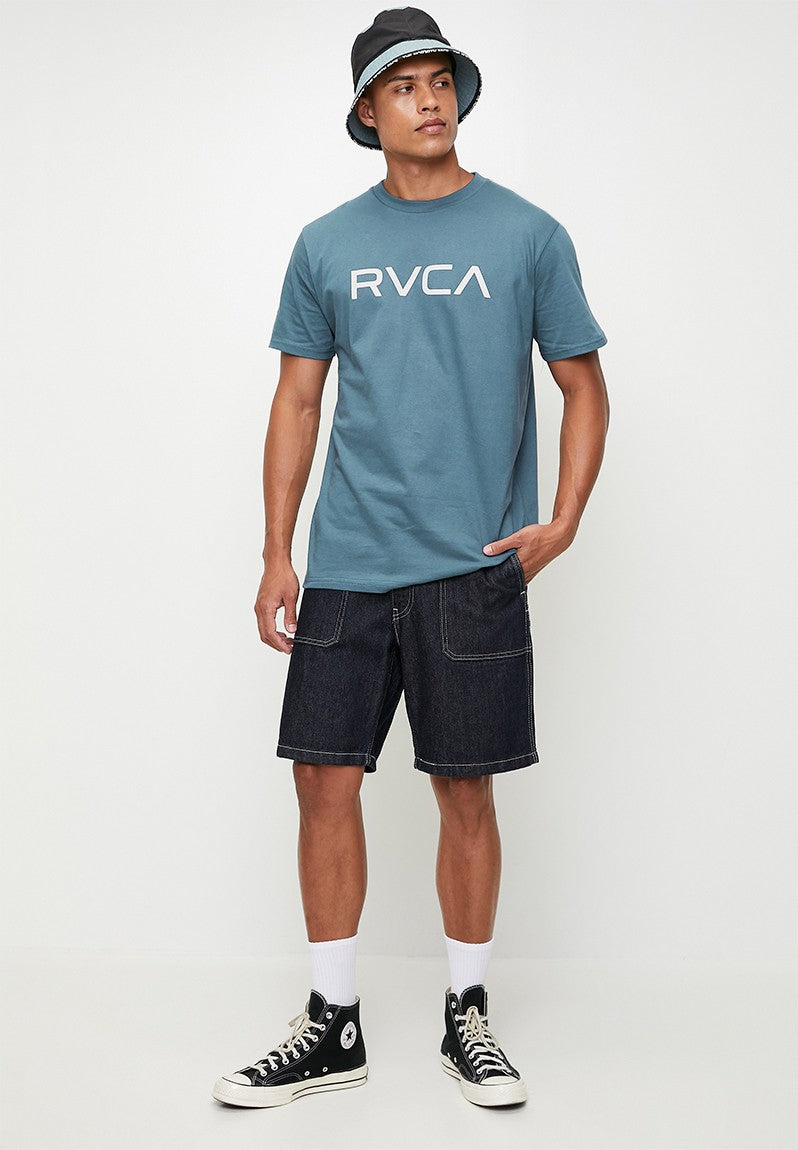RVCA Duck Blue Logo T-Shirt – Men’s Bold Streetwear Tee