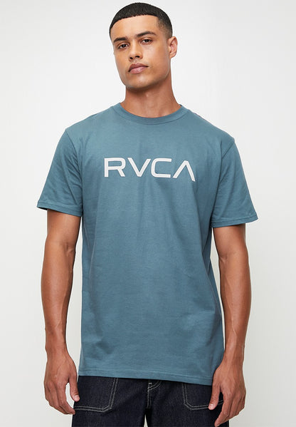 RVCA Duck Blue Logo T-Shirt – Men’s Bold Streetwear Tee