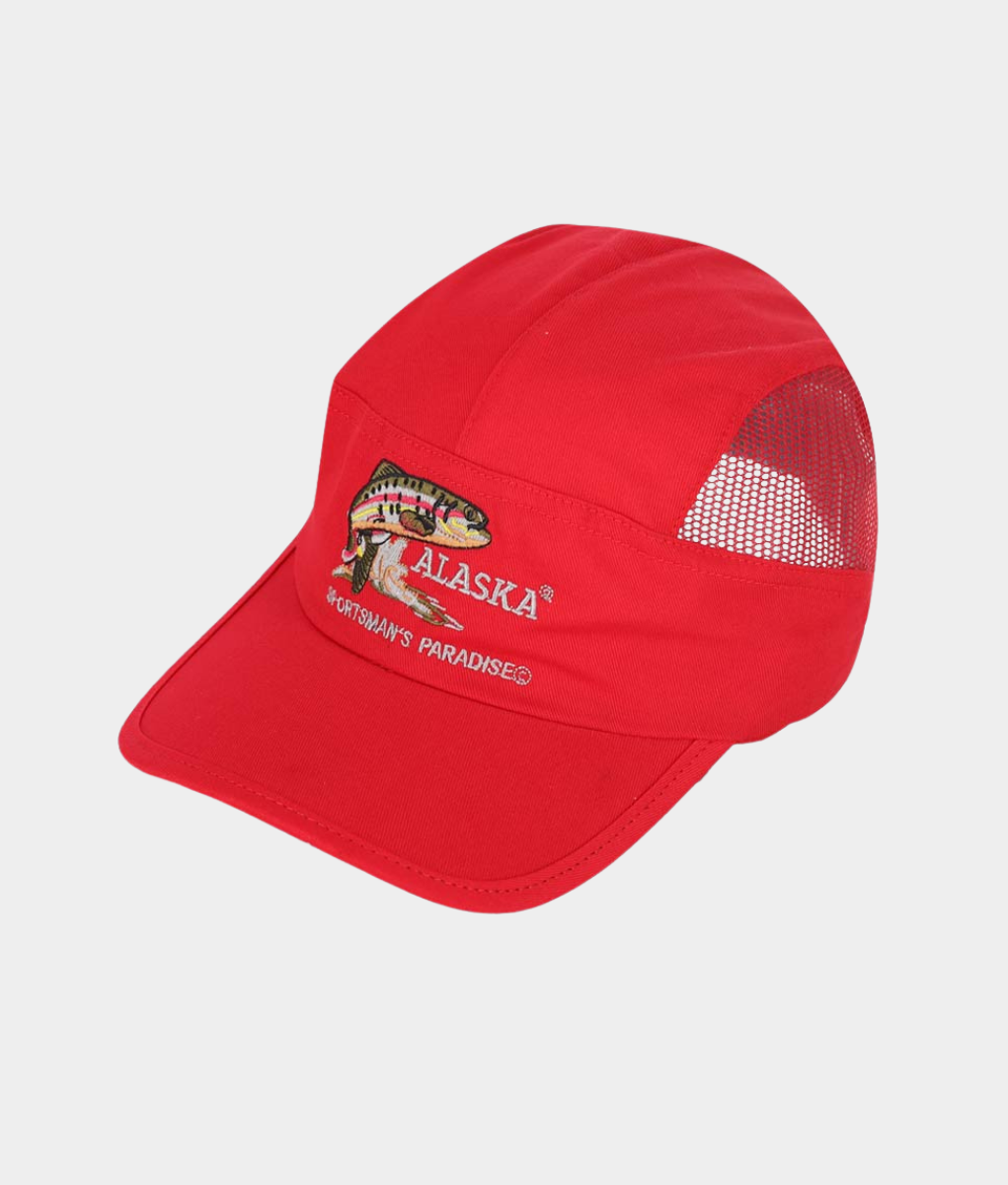 Alaska Mesh Cap – Red / Classic Adjustable Baseball Cap