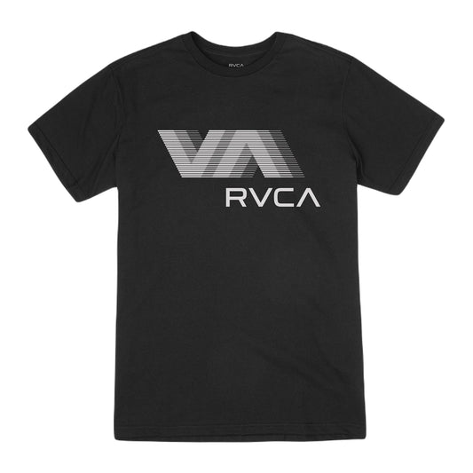 RVCA Blur Graphic Tee – Black Crew Neck Streetwear (South Africa)