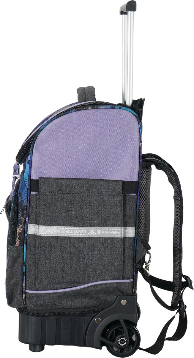 Boomerang XL Hardbase School Bag – Heavy-Duty Backpack with Reinforced Base (South Africa) - Purple G3