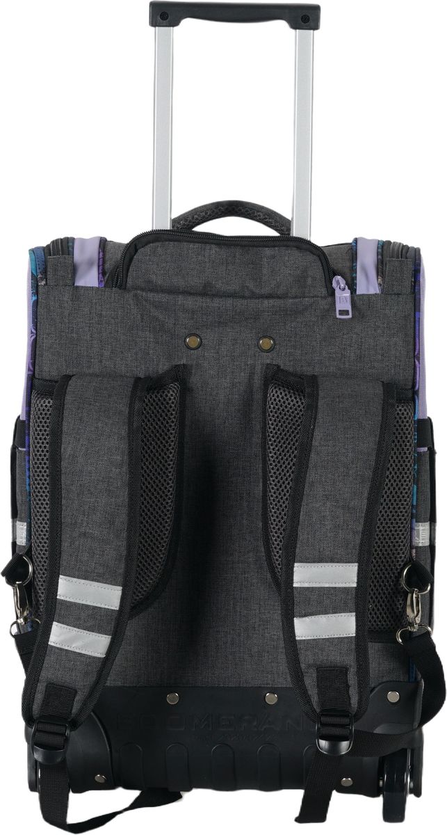 Boomerang XL Hardbase School Bag – Heavy-Duty Backpack with Reinforced Base (South Africa) - Purple G3