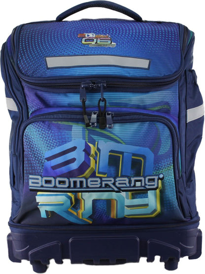 Boomerang Hardbody Big Wheel Trolley Bag – Durable Wheeled Backpack/Trolley (Blue B2) (Copy)
