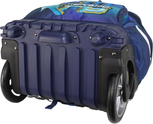 Boomerang Hardbody Big Wheel Trolley Bag – Durable Wheeled Backpack/Trolley (Blue B2) (Copy)
