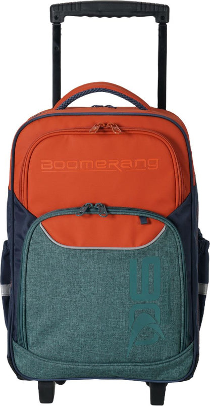 Boomerang Large Nylon Trolley Bag – Orange/ Multi-Use Travel & School Bag