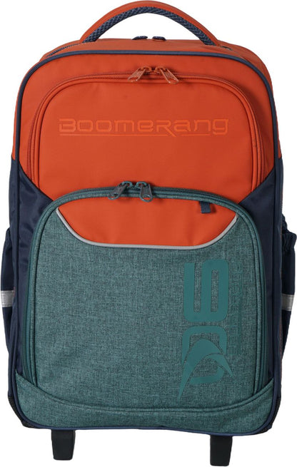 Boomerang Large Nylon Trolley Bag – Orange/ Multi-Use Travel & School Bag