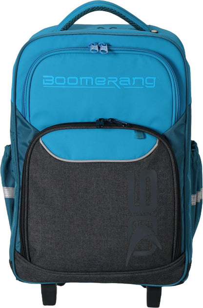 Boomerang Large Nylon Trolley Bag – Cyan/ Multi-Use Travel & School Bag