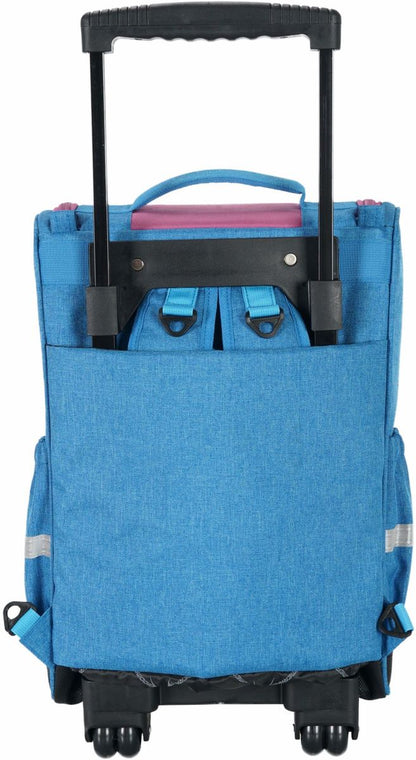 Boomerang Large Top-Open Trolley Bag – Spacious Wheeled Bag for School, Travel & Daily Use