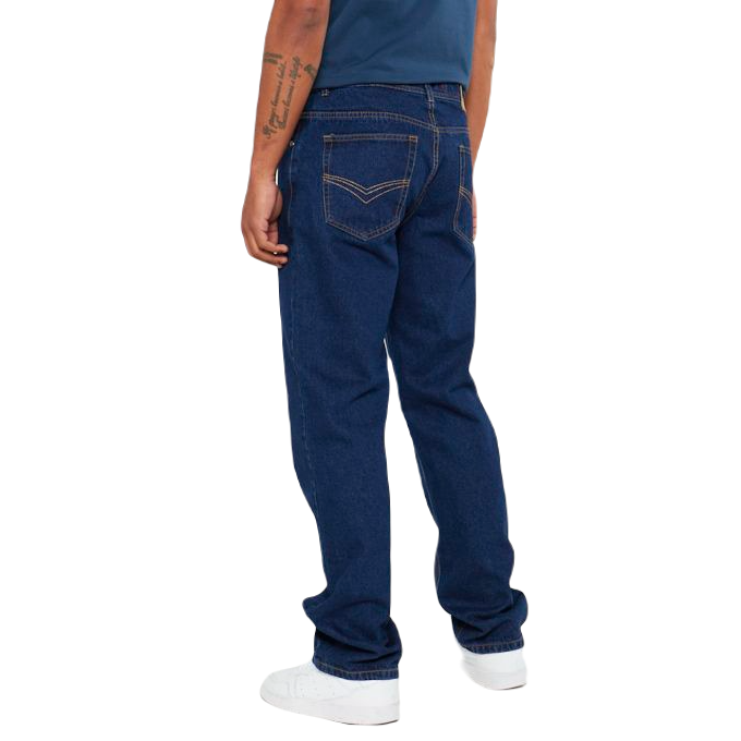 Soviet Enigma Mid Indigo #5 Stretch Straight-Fit Jeans