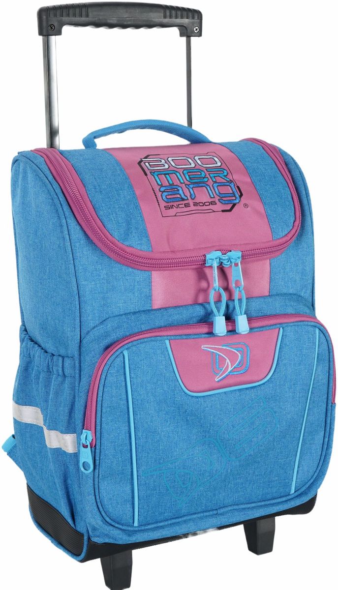 Boomerang Large Top-Open Trolley Bag – Spacious Wheeled Bag for School, Travel & Daily Use