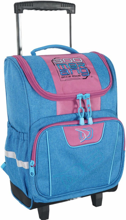 Boomerang Large Top-Open Trolley Bag – Spacious Wheeled Bag for School, Travel & Daily Use