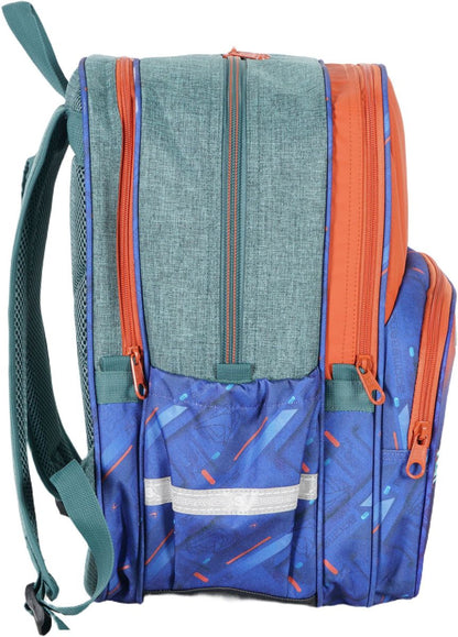 Boomerang X-Large 3 Division Backpack – Orange – Heavy-Duty School & Travel Backpack