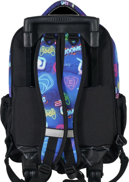 Boomerang Medium Trolley School Bag – Royal Blue