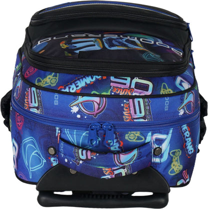Boomerang Medium Trolley School Bag – Royal Blue