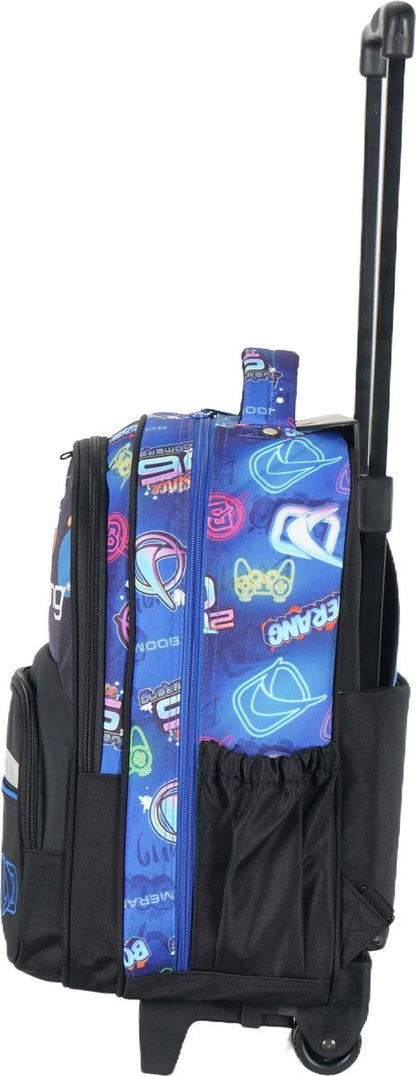 Boomerang Medium Trolley School Bag – Royal Blue