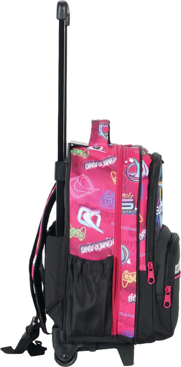 Boomerang Medium Trolley School Bag – Pink