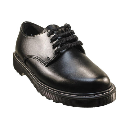 Buccanneer Boys Lace-Up School Shoe – Black