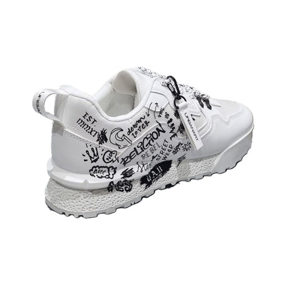 Urbanart Men’s Sneaker – White with Print | Fast Shipping SA