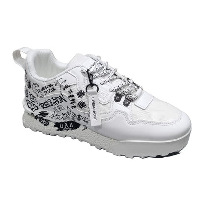 Urbanart Men’s Sneaker – White with Print | Fast Shipping SA