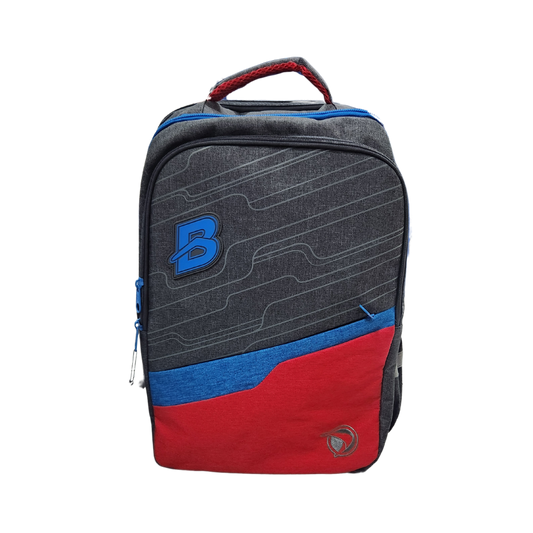 Boomerang Techpack Backpack – Durable Everyday & Travel Bag - Red