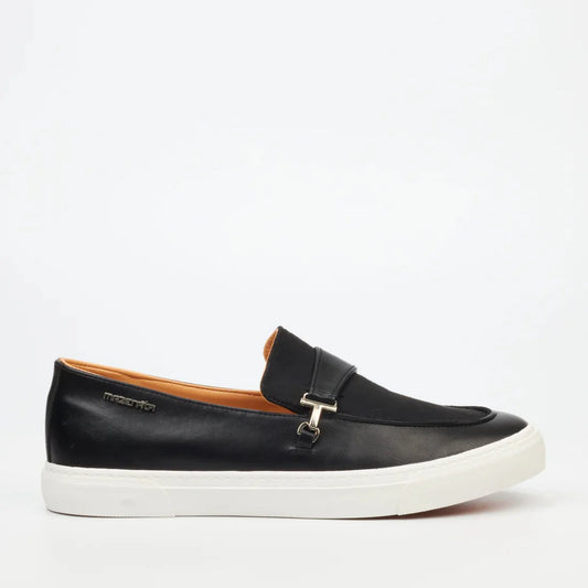 Mazerata Slip On Tino 2 Faux Wax Black
