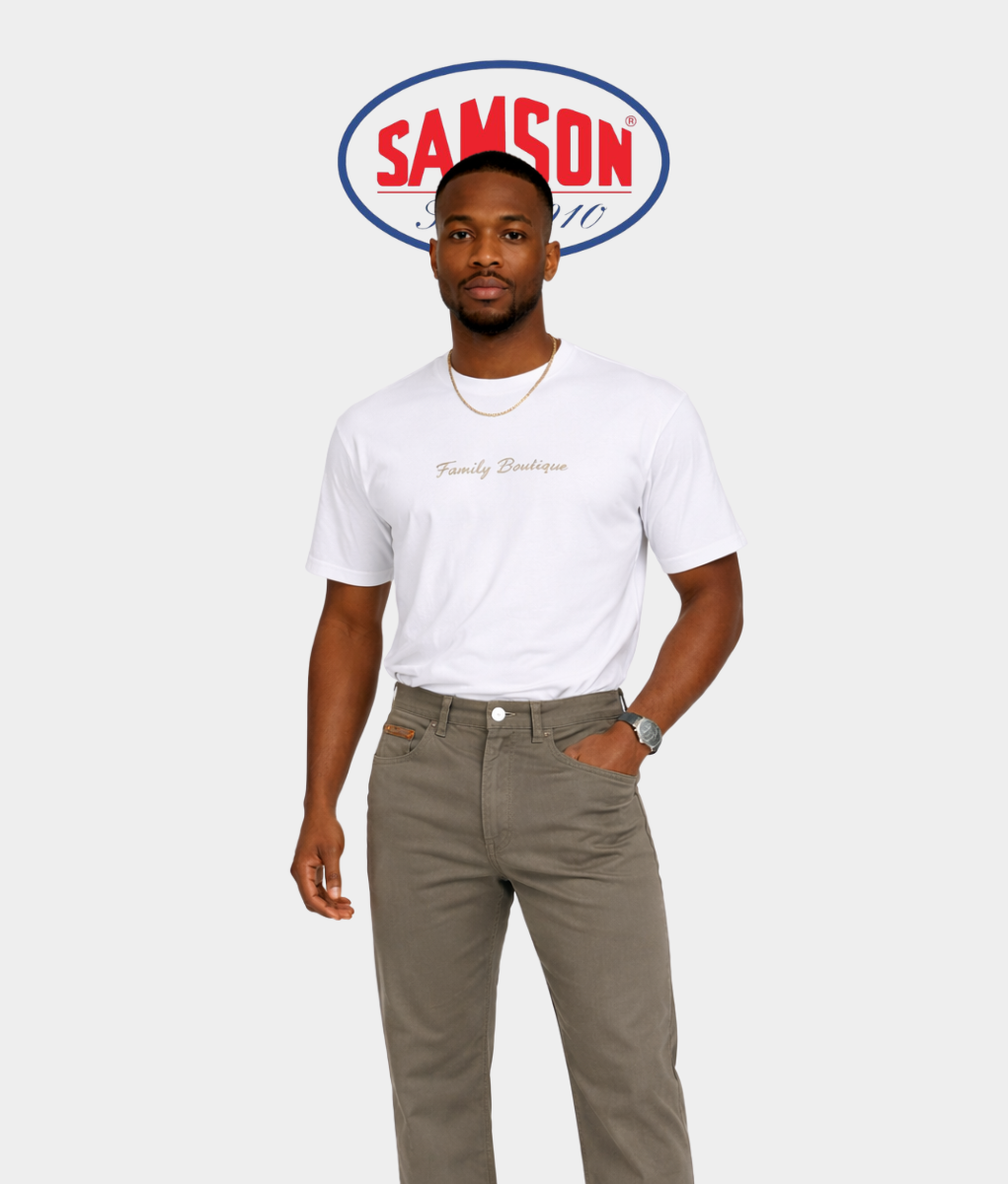 Samson Long Painter Twill Pants – Taupe (Men’s Workwear Style)